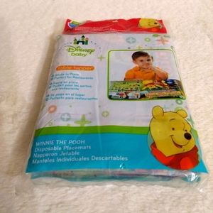 Disney Winnie the Pooh Table Toppers (50) Disposable Placemats Stick On